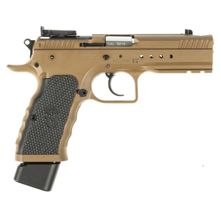 TANFOGLIO PISTOLET HEPTAGON TACTICAL OPTIC READY 9X19 K FDE