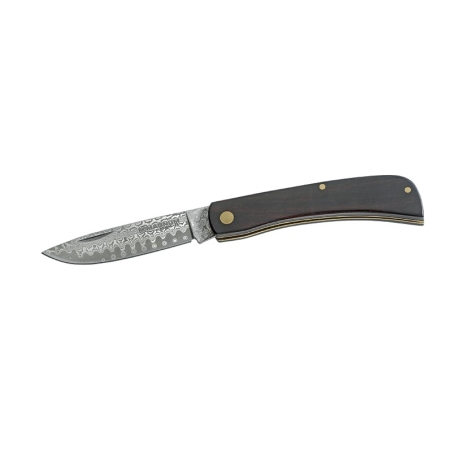 BOKER MAGNUM EBONY RANGEBUSTER DAMASCUS LAME DE 67 MM