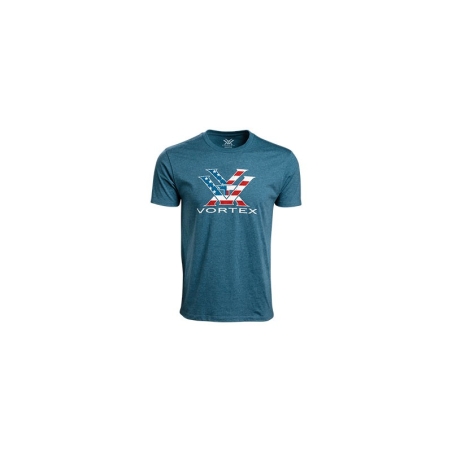 VORTEX T-SHIRT STARS & STRIPES BLEU
