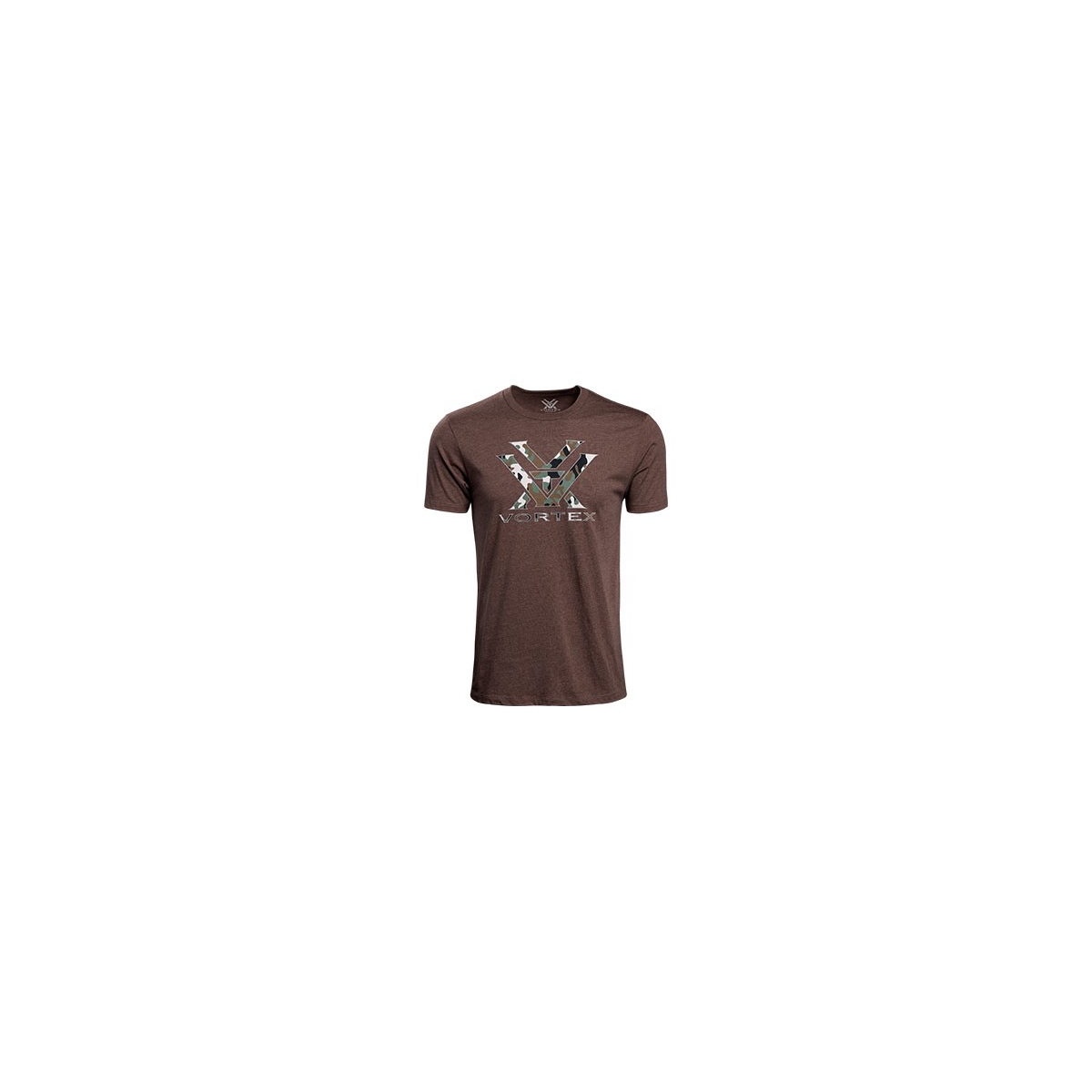 T-SHIRT MARRON LOGO VORTEX CAMOUFLAGE T-SHIRT MARRON LOGO VORTEX CAMOUFLAGE