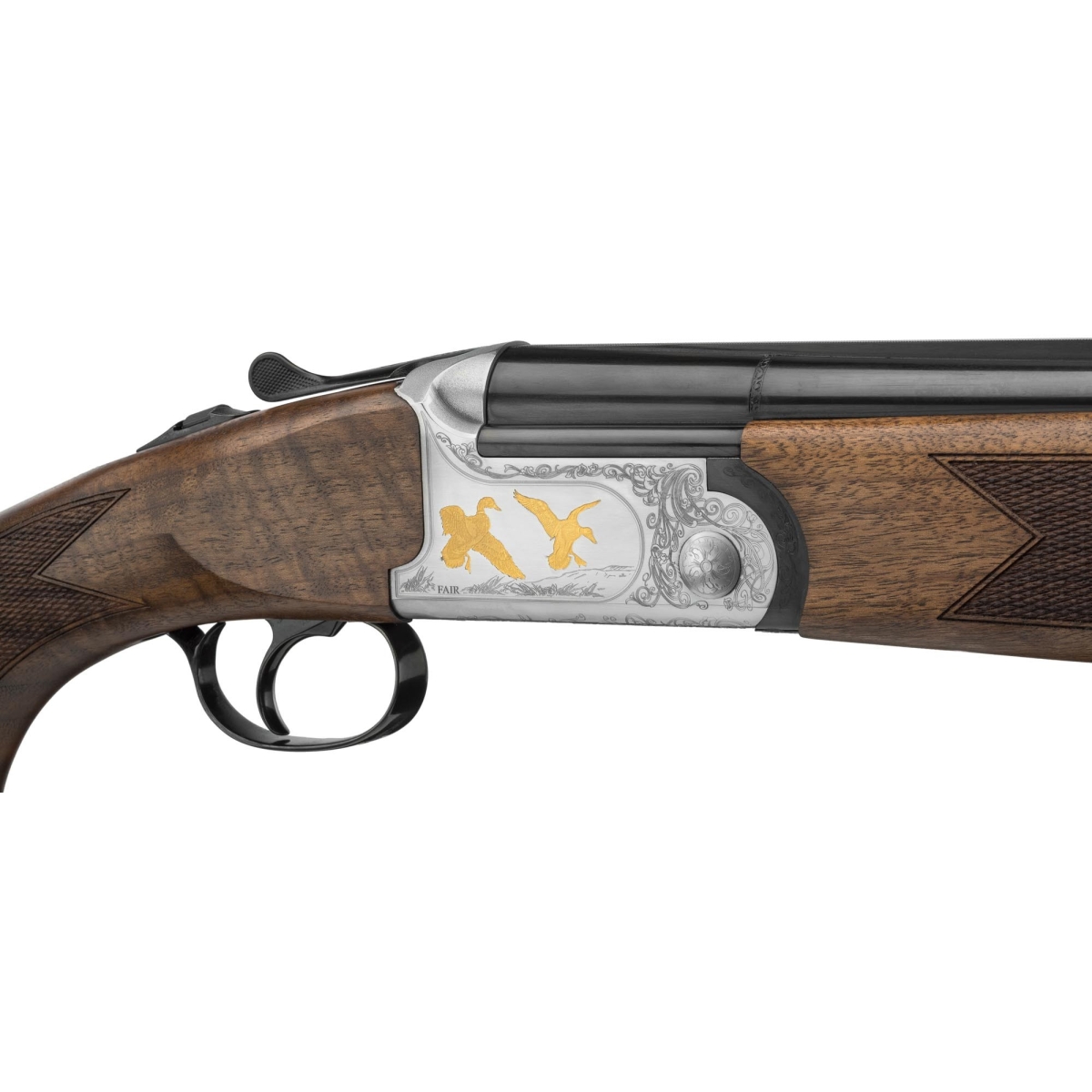 FUSIL FAIR SUPERPOSÉ - CLASSIC ACIER - EXTRACTEUR - BASCULE SILVER - CAL. 12 FUSIL FAIR SUPERPOSÉ - CLASSIC ACIER - EXTRACTEUR - BASCULE SILVER - CAL. 12
