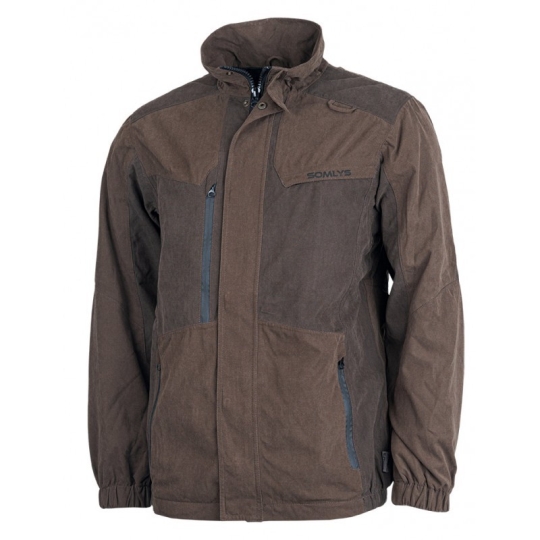 VESTE BICOLORE MARRON CLASSY