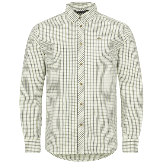 BLASER CHEMISE TRISTAN OLIVE/BEIGE