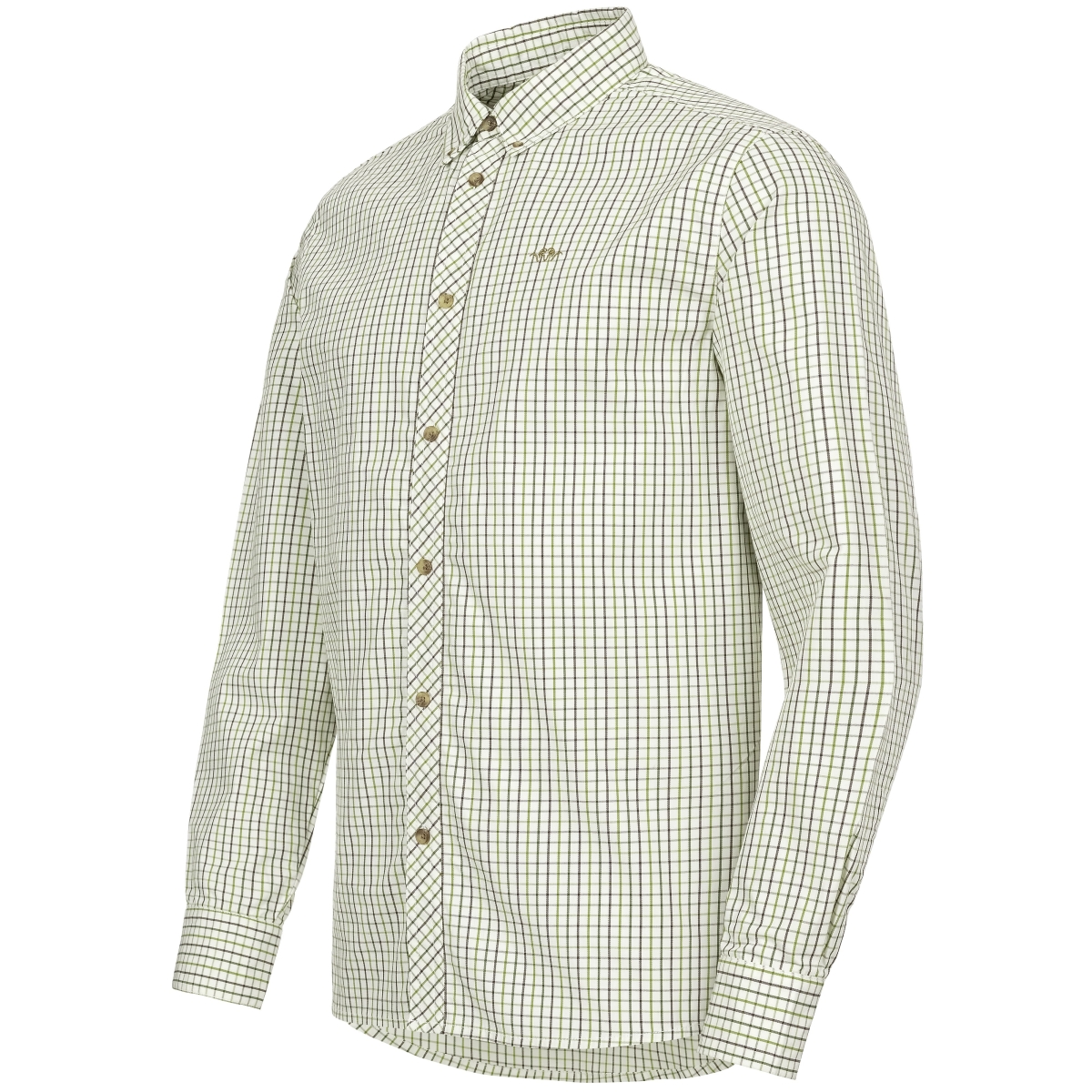 BLASER CHEMISE TRISTAN OLIVE/BEIGE