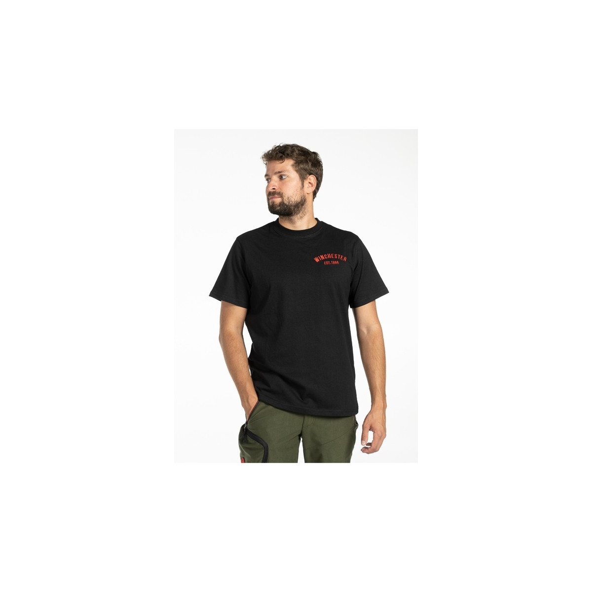 WINCHESTER T SHIRT COLOMBUS BLACK WINCHESTER T SHIRT COLOMBUS BLACK