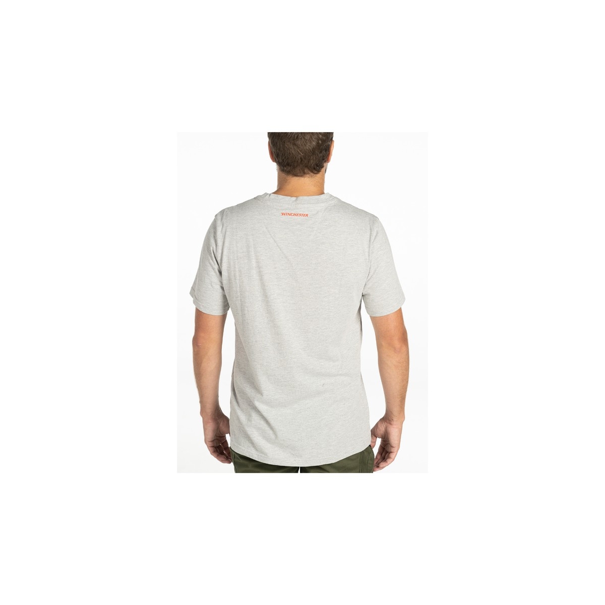 WINCHESTER T SHIRT PARLIN MELANGED GREY WINCHESTER T SHIRT PARLIN MELANGED GREY