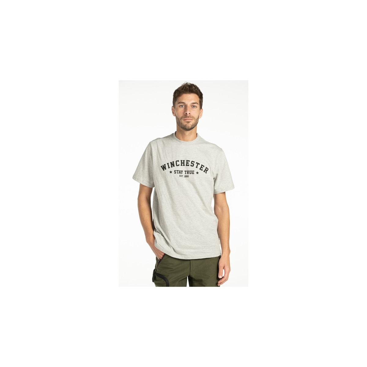 WINCHESTER T SHIRT ROCKDALE GREY WINCHESTER T SHIRT ROCKDALE GREY