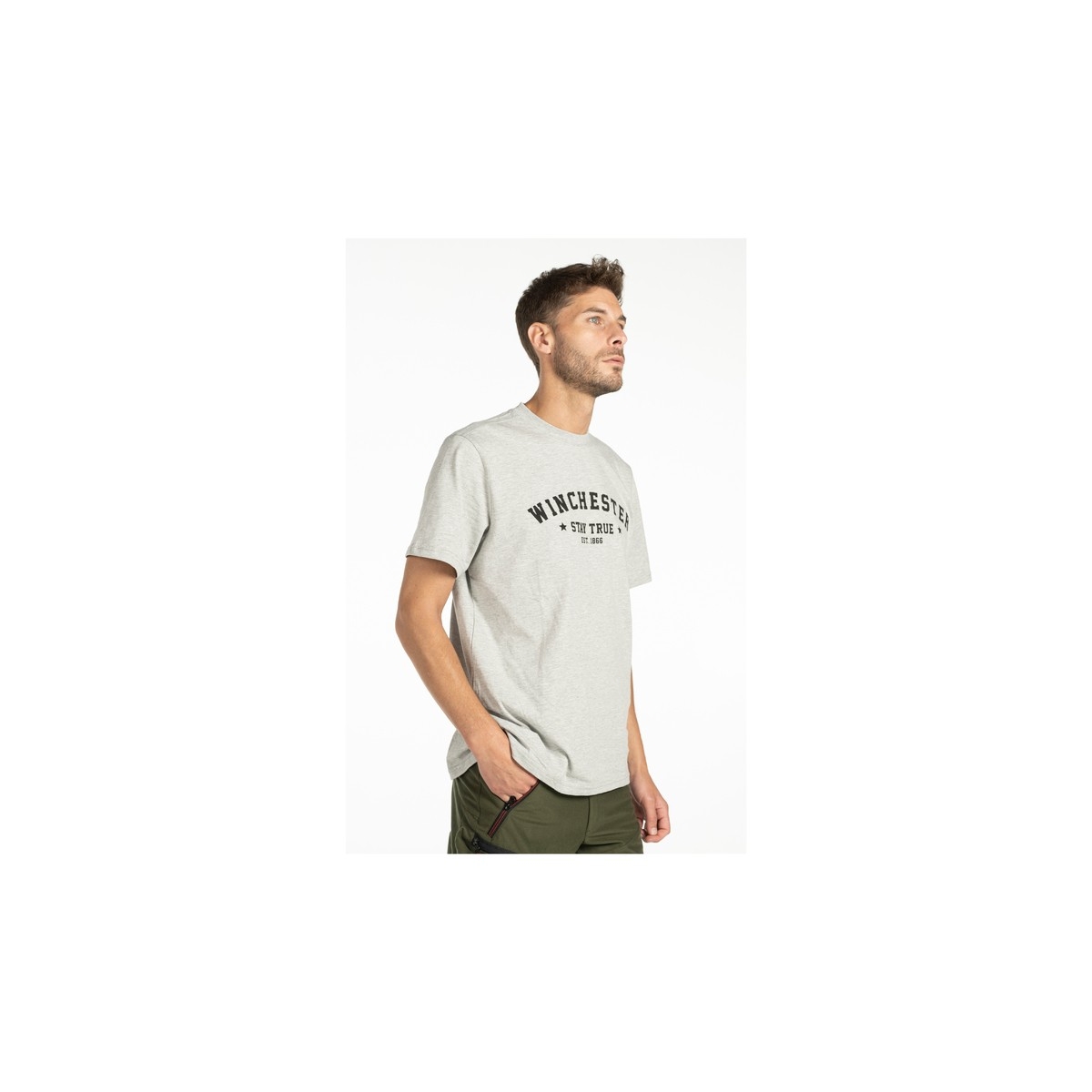 WINCHESTER T SHIRT ROCKDALE GREY WINCHESTER T SHIRT ROCKDALE GREY