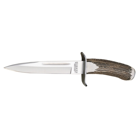 JOKER DAGUE BOIS CERF ETUI CUIR LAME 18CM