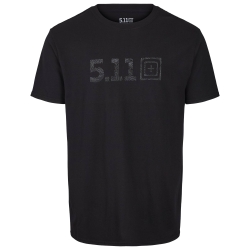 5.11 T-SHIRT TOPO LOGO NOIR