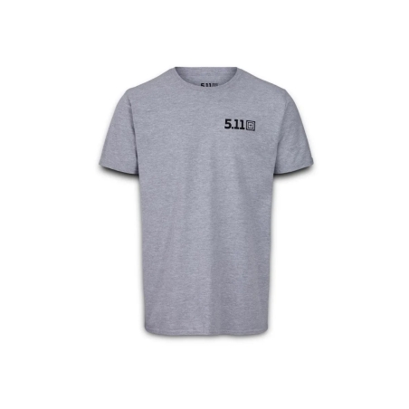 5.11 T-SHIRT TRAIN WITH PURPOSE Q4 GRIS