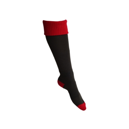 LOVERGREEN CHAUSSETTE KNICKERS KAKI ET ROUGE