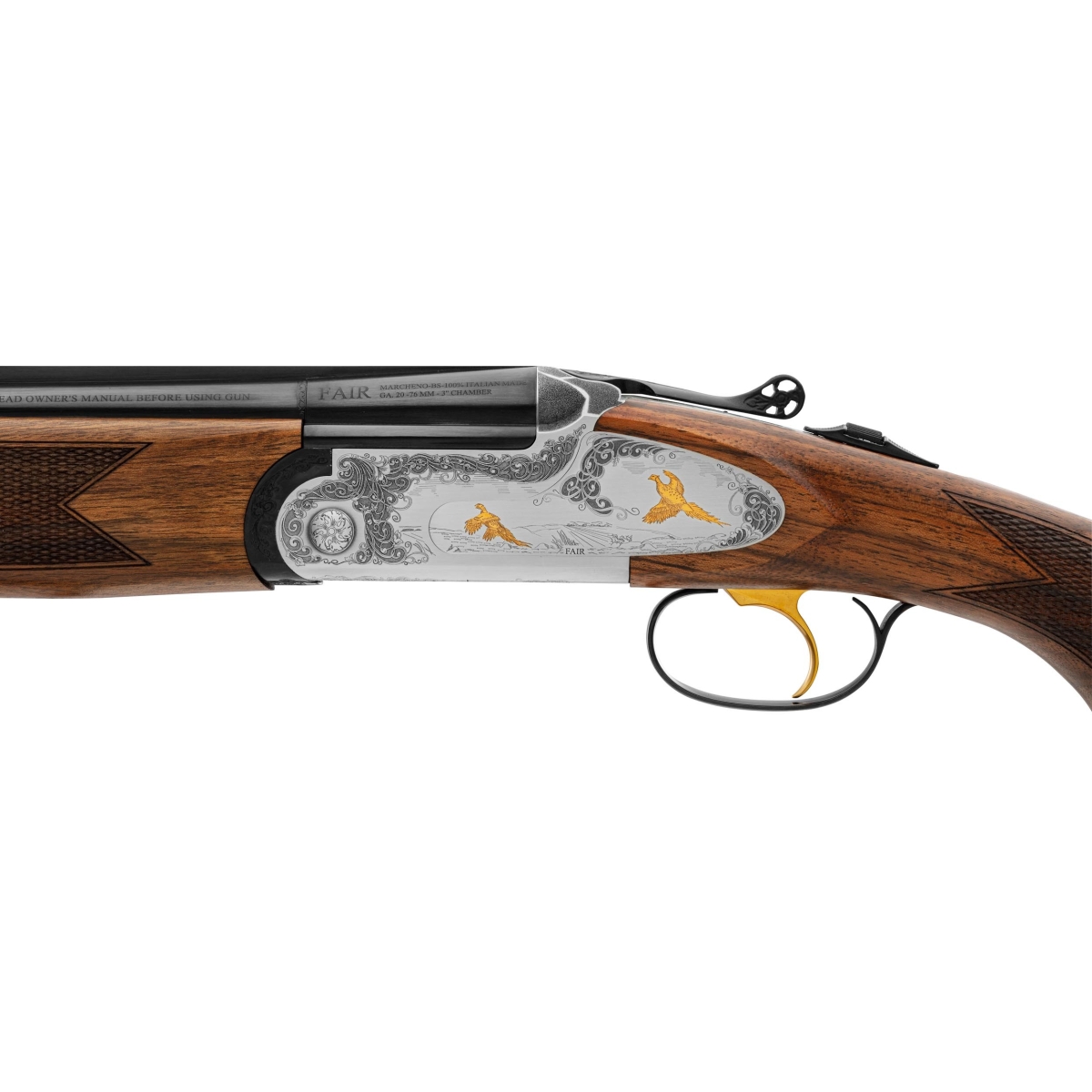FUSIL SUPERPOSÉ FAIR SLX 692 GOLD ACIER CAL.20/76 FUSIL SUPERPOSÉ FAIR SLX 692 GOLD ACIER CAL.20/76