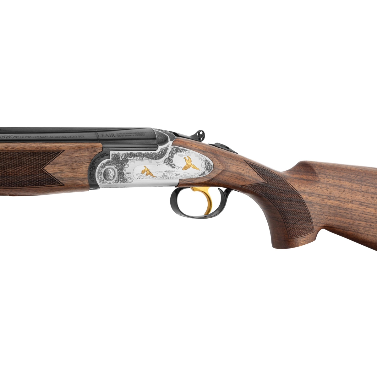 FUSIL SUPERPOSÉ FAIR SLX 692 GOLD ACIER CAL.20/76 FUSIL SUPERPOSÉ FAIR SLX 692 GOLD ACIER CAL.20/76
