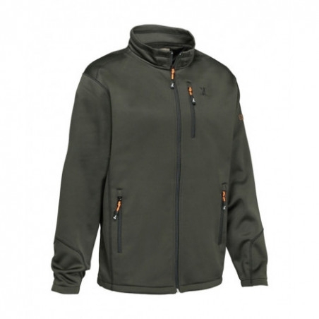 PERCUSSION SWEATSHIRT ZIPPE KAKI