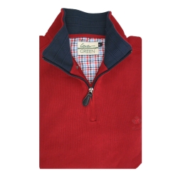 LOVERGREEN PULL COL ZIPPE...