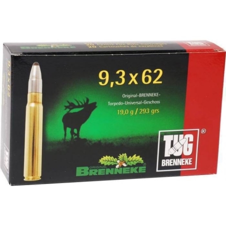 BRENNEKE CAL 9.3 X 62, TUG  - 19GRAMMES