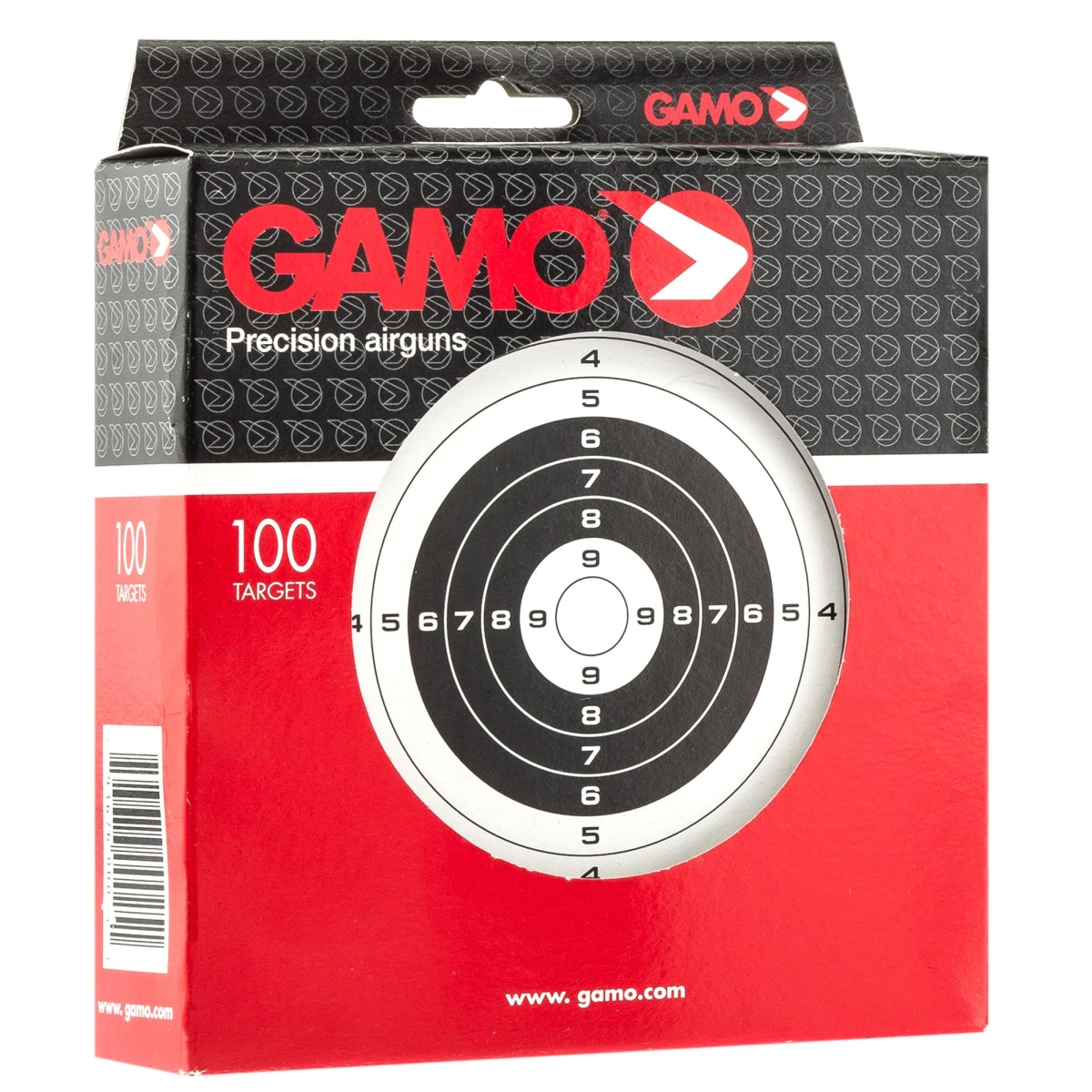 PAQUET DE 100 CIBLES CARTONNÉES 14 X 14 - GAMO PAQUET DE 100 CIBLES CARTONNÉES 14 X 14 - GAMO