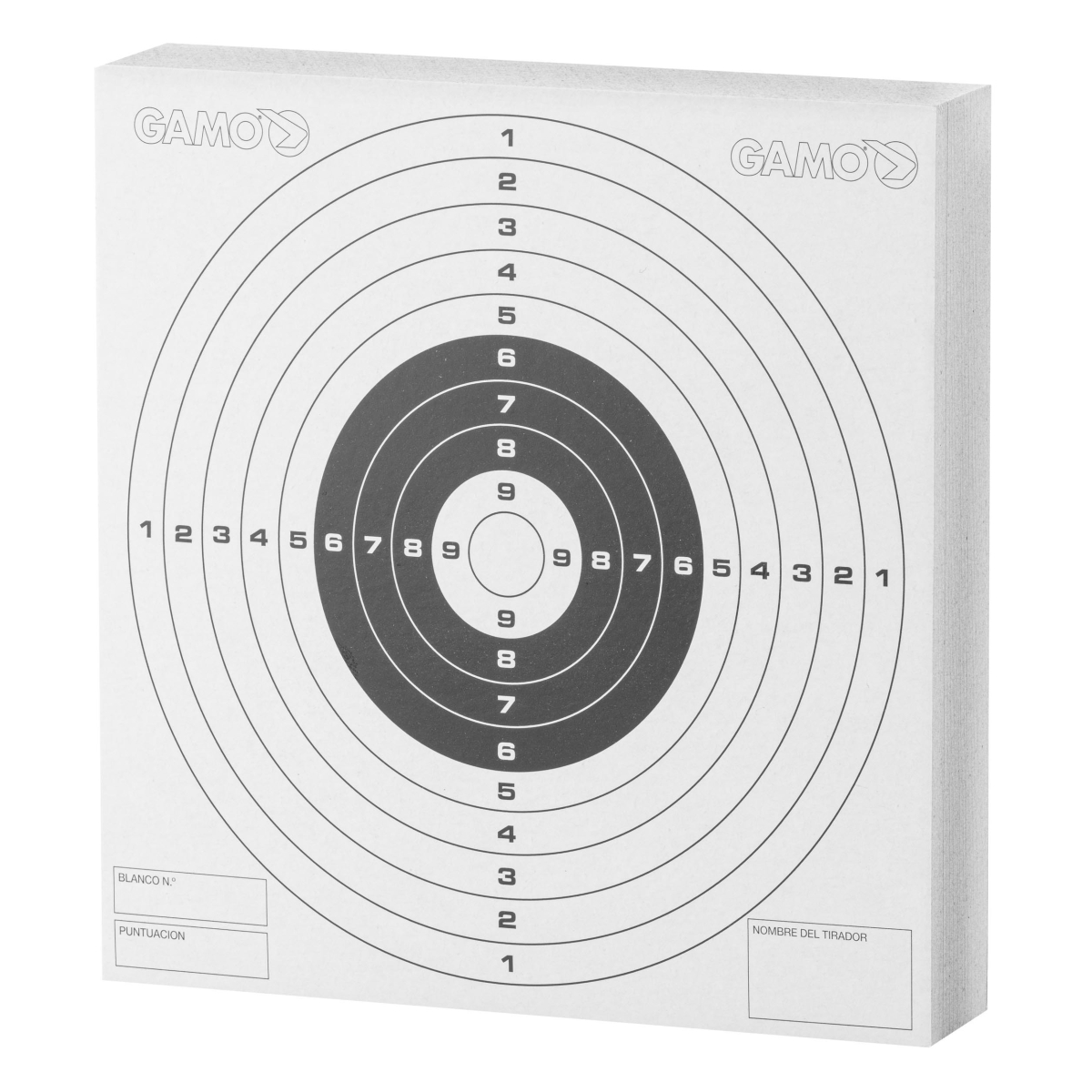 PAQUET DE 100 CIBLES CARTONNÉES 14 X 14 - GAMO PAQUET DE 100 CIBLES CARTONNÉES 14 X 14 - GAMO