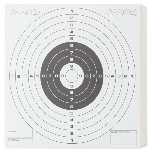 PAQUET DE 100 CIBLES CARTONNÉES 14 X 14 - GAMO