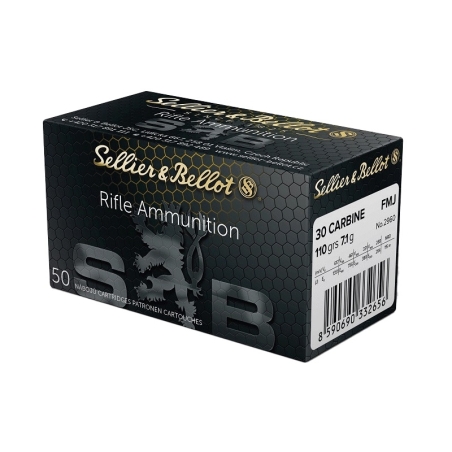 CARTOUCHES SB 30 CARBINE FMJ 110 GR X50