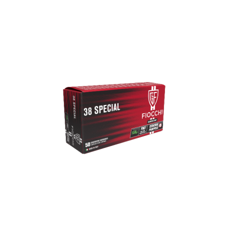 FIOCCHI .38 SPECIAL FMJ 158GR X50