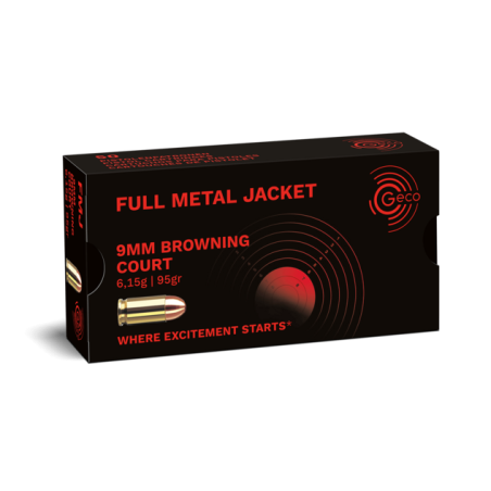 GECO .380 AUTO/9 COURT FMJ 95GR X50