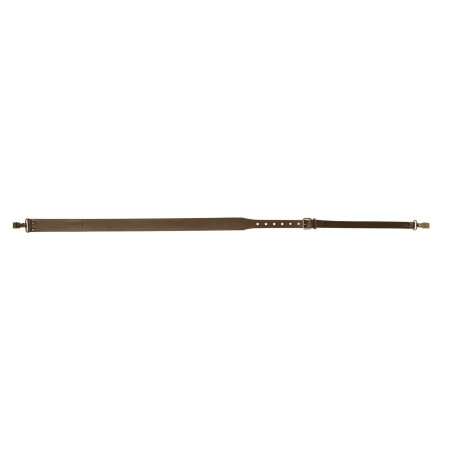 COUNTRY SELLERIE BRETELLE FUSIL EN CROÛTE DE CUIR, MOUSQUETONS