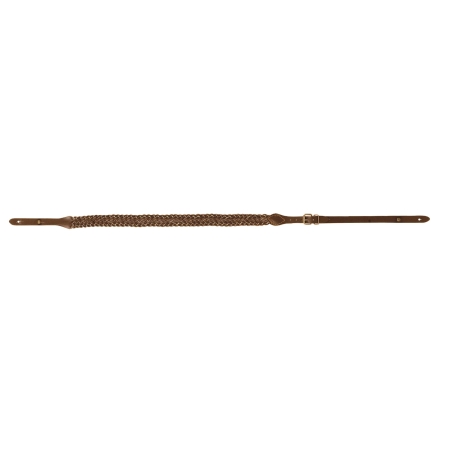 COUNTRY SELLERIE BRETELLE FUSIL CROÛTE TRESSÉE 7 BRINS