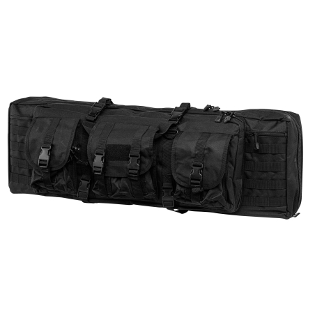 HOUSSE TACTIQUE NOIRE POUR ARMES LONGUES - 92 CM