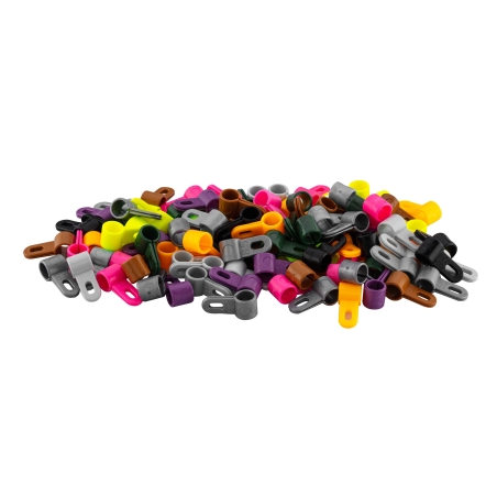 BAGUES D'ATTACHE DELAURY BRUMARD EN PLASTIQUE DIAM.8.5