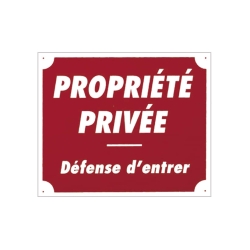 PANNEAU AKILUX ''PROPRIÉTÉ...