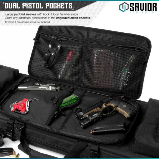 SAVIOR HOUSSE URBAN WARFARE 42" DOUBLE NOIRE