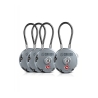 SAVIOR LOT DE 4 CADENAS CABLE GRIS X1 SAVIOR LOT DE 4 CADENAS CABLE GRIS X1