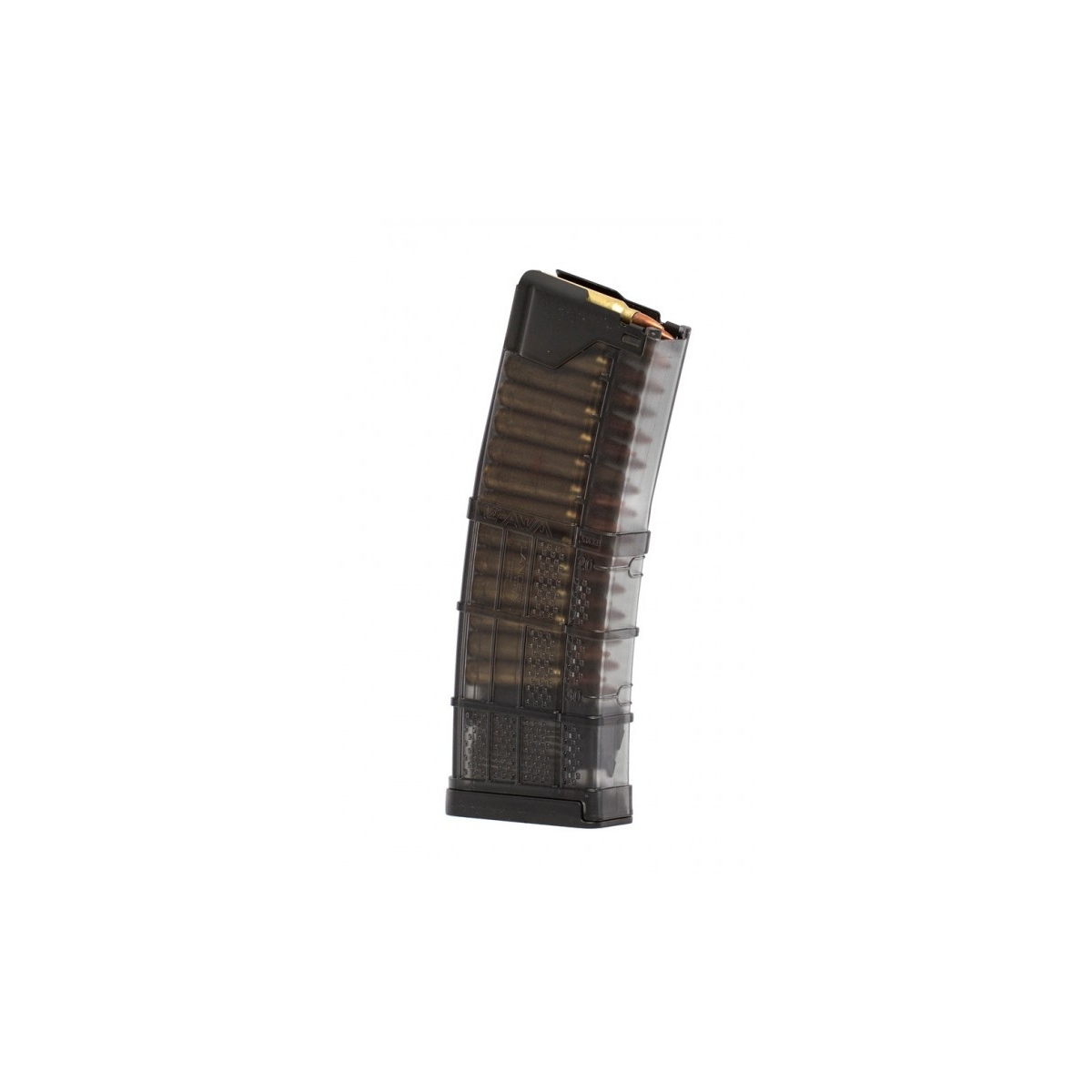 CHARGEUR LANCER 30 COUPS TRANSPARENT FUME CAL .223
