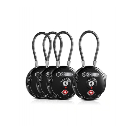 SAVIOR CADENAS À CABLE NOIR x1