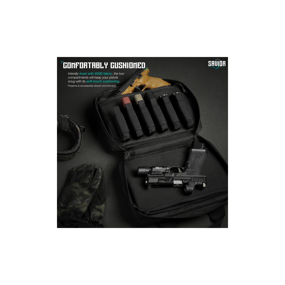 SAVIOR PISTOL CASE NOIRE SAVIOR PISTOL CASE NOIRE
