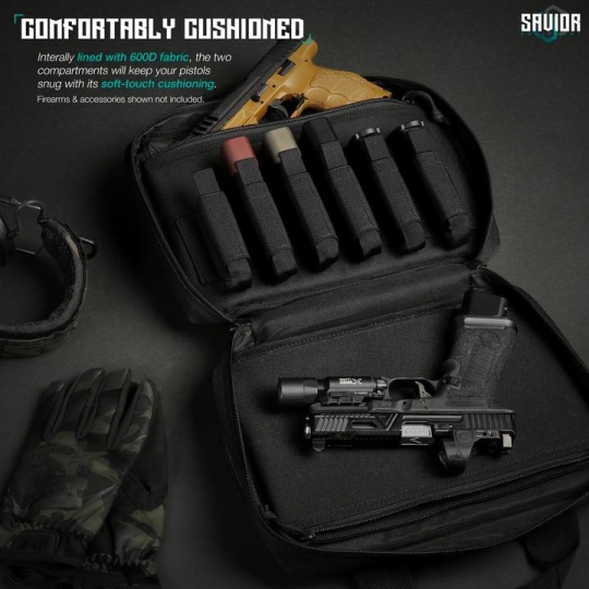SAVIOR PISTOL CASE NOIRE