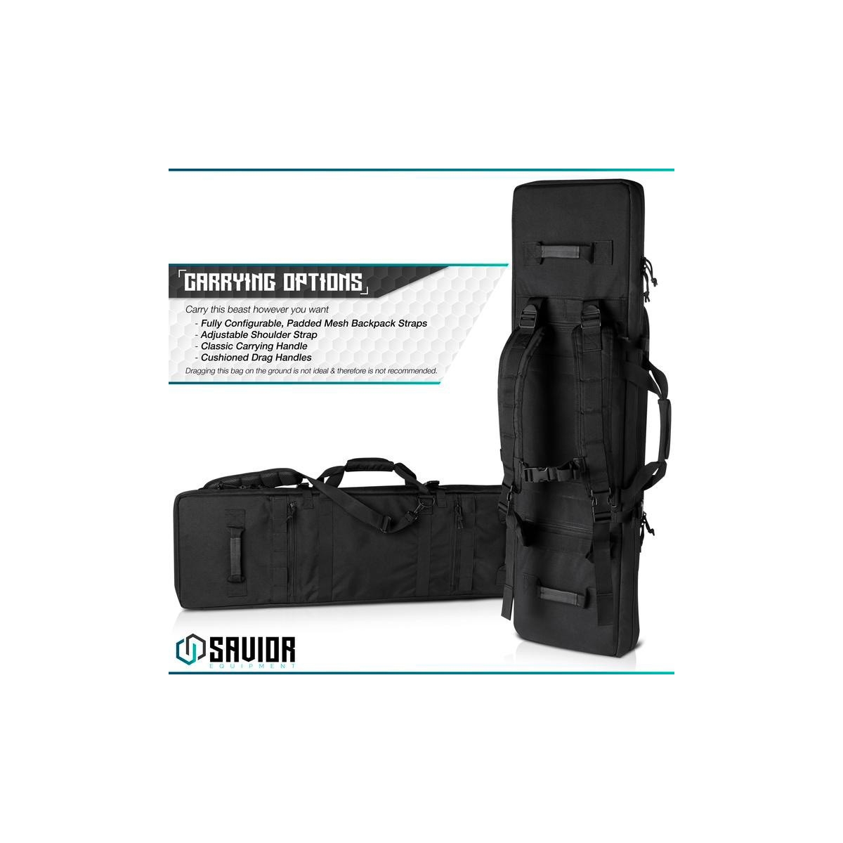 SAVIOR HOUSSE URBAN WARFARE 46" DOUBLE NOIRE SAVIOR HOUSSE URBAN WARFARE 46" DOUBLE NOIRE