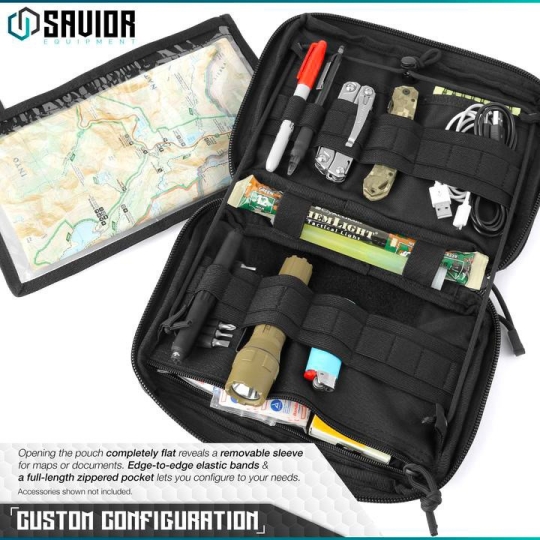SAVIOR TACTICAL ADMIN POUCH 10X8 TAN